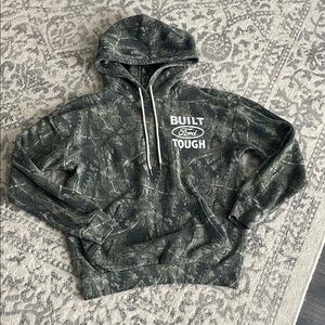 Ford Camouflage Hoodie with Built Tough Logo